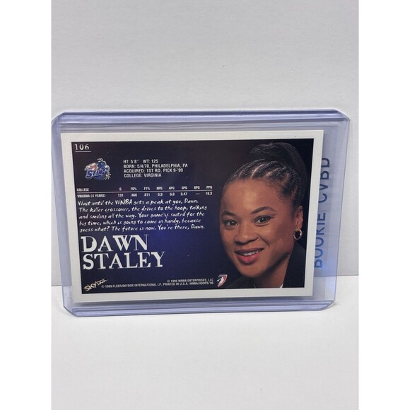 Dawn Staley Skybox Rookie Prospect Hoops Card 1999 South Carolina Gamecocks WNBA - Picture 2 of 2
